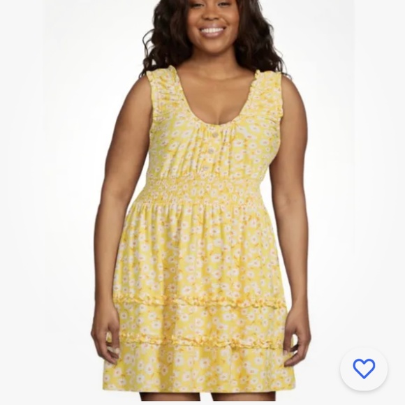 No Boundaries Dresses & Skirts - No Boundaries Smocked Tiered Sleeveless Ruffled Dress Size Large (11-13) NEW